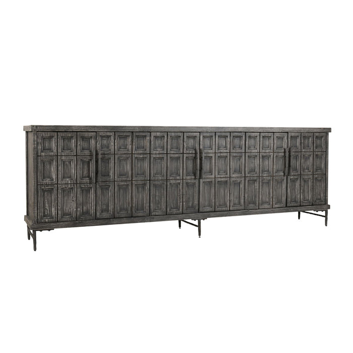 Willmark - 6 Door Iron Leg Sideboard