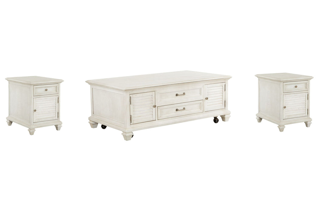 Newport - Lift Top Storage Cocktail Table Set