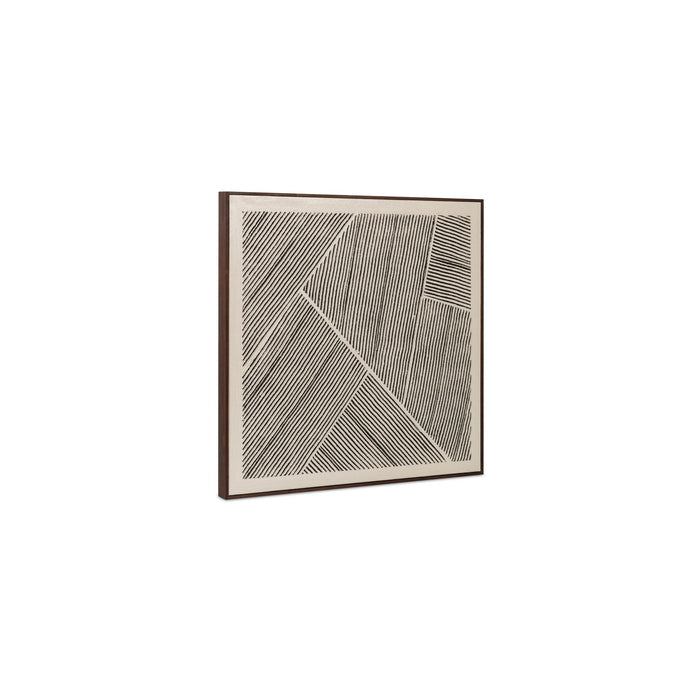 Fleet - Framed Painting - Multicolor
