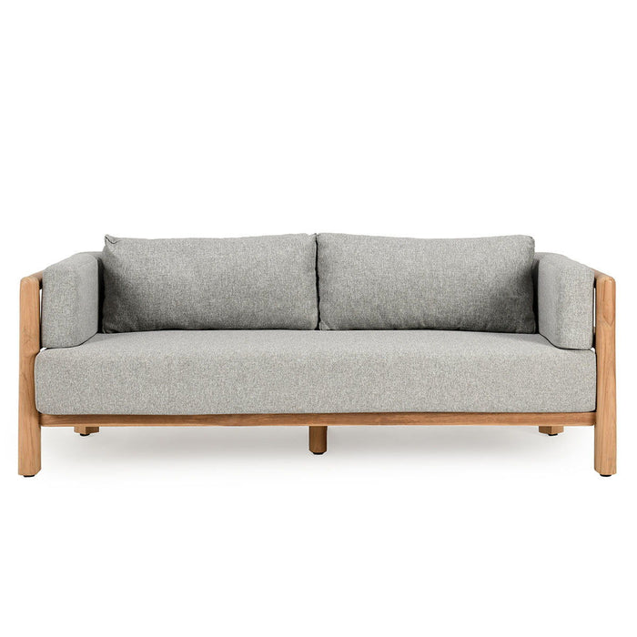 Aston - Outdoor Sofa - Natural / Gray