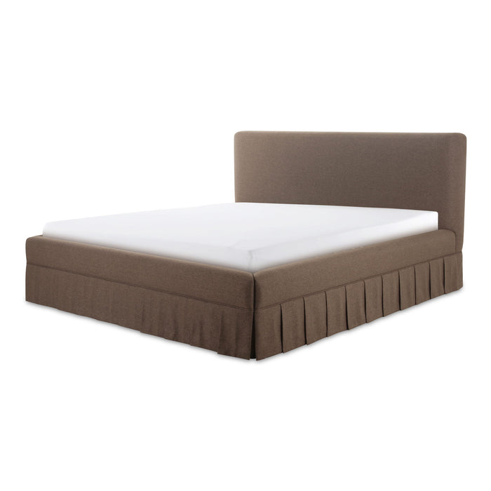Maren - Queen Bed - Dark Brown