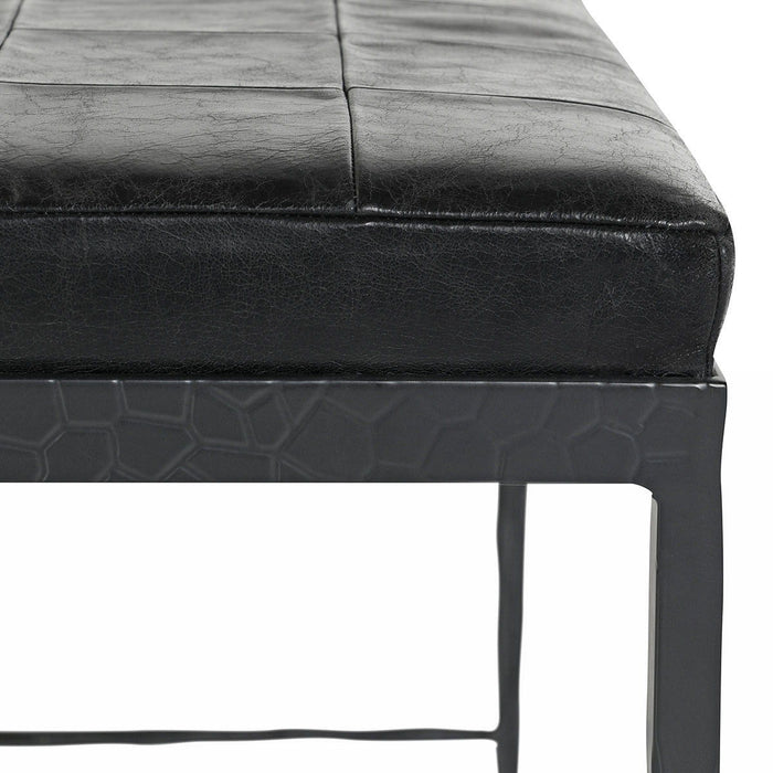 Malo - 28" Leather Bench