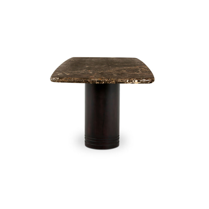 Daphne - Dining Table Large - Dark Emperador Marble / Brown