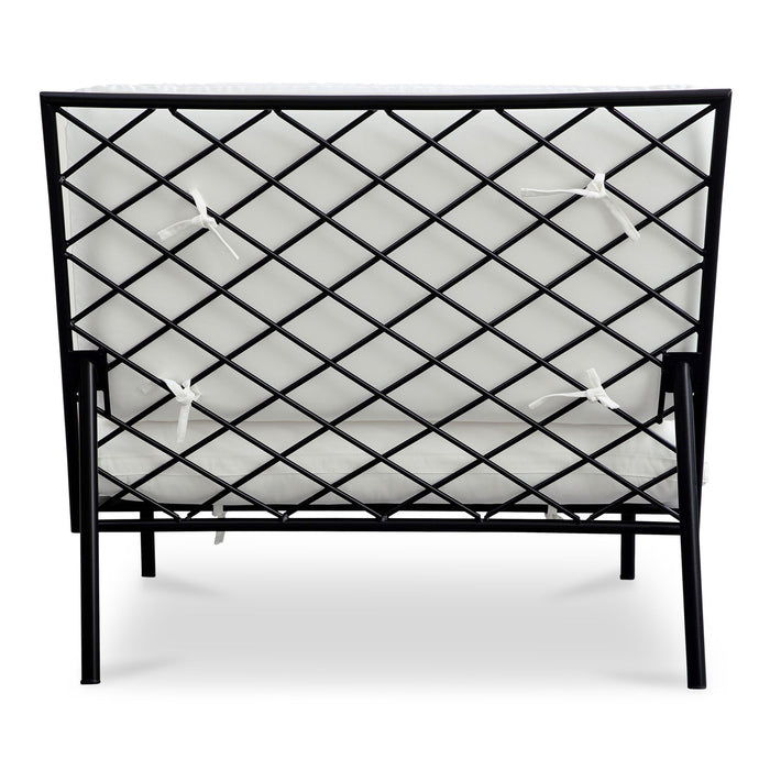 Salma - Outdoor Accent Chair - White