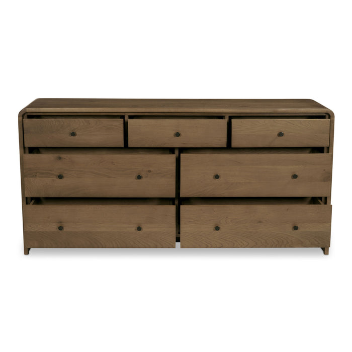 Riley - 7 Drawer Dresser - Oak