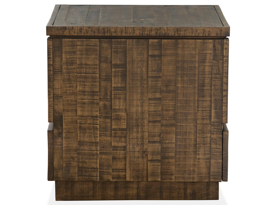 Baisden - Rectangular End Table - Tobacco