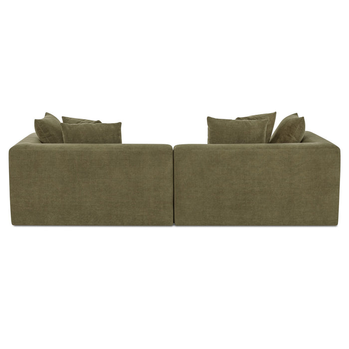 Davie - Nook Modular Sectional - Olive