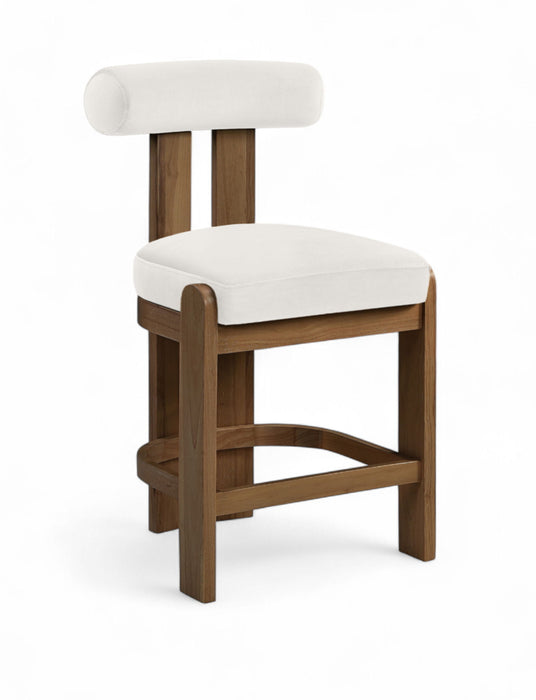 Arienzo - Velvet Upholstered Counter Stool (Set of 2)