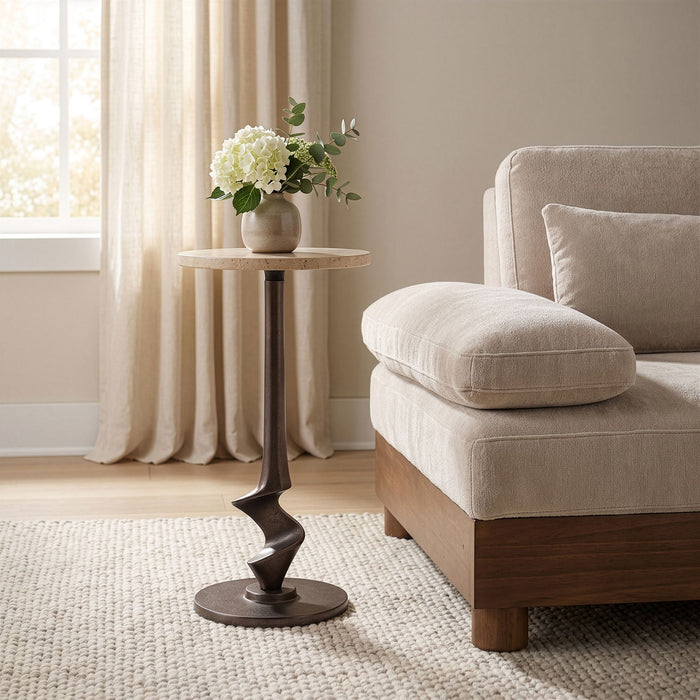 Oxira - Aluminum End / Side Table