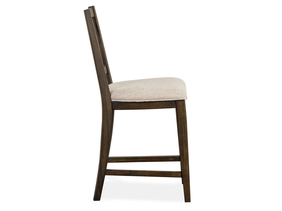 Westley Falls - Counter Chair With Upholstered Seat (Set of 2) - Graphite