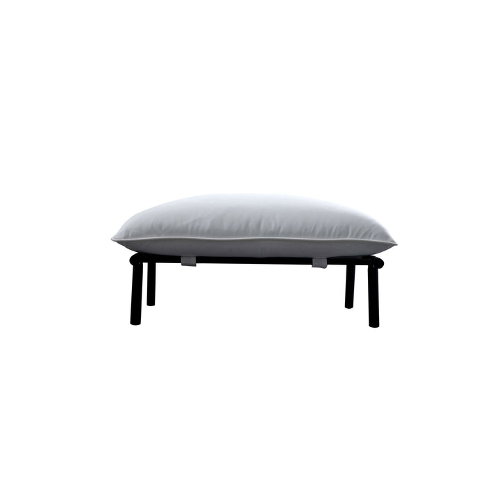 Morgan - Outdoor Ottoman - White