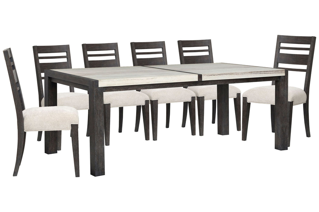 Plum Creek - 7 Piece Rectangular Dining Table Set