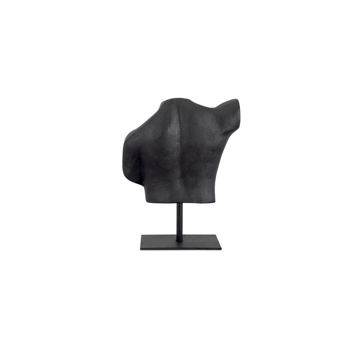 Victor - Cast Alumiinum Sculpture - Aged Black