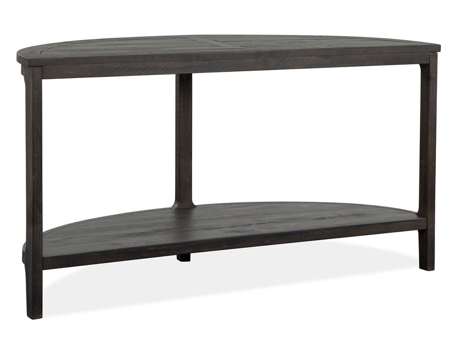 Boswell - Demilune Sofa Table - Peppercorn