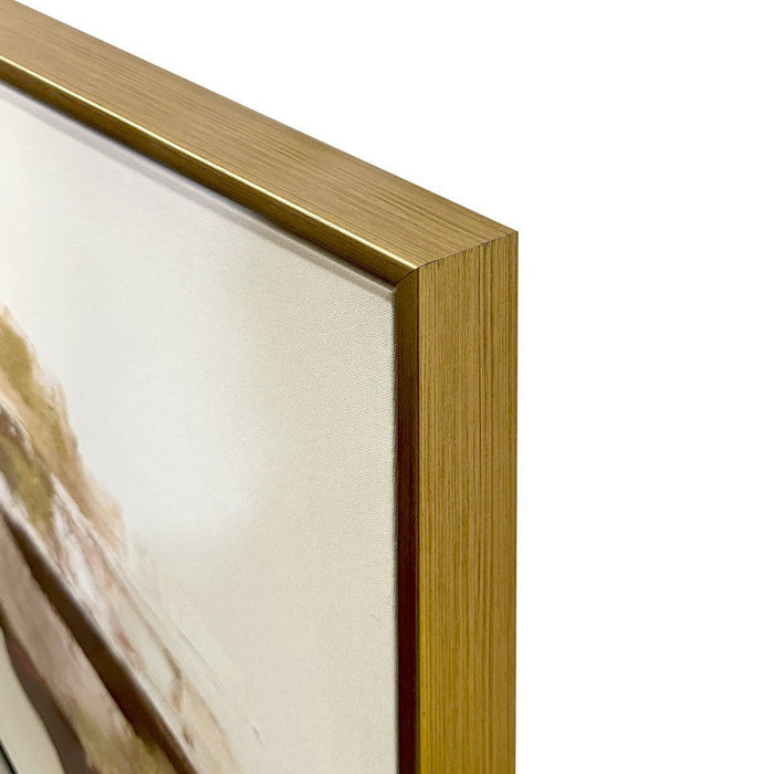 Blush Sapphire - 48" x 48" Painting Art by Buddy Whitlock - Pink / Blue