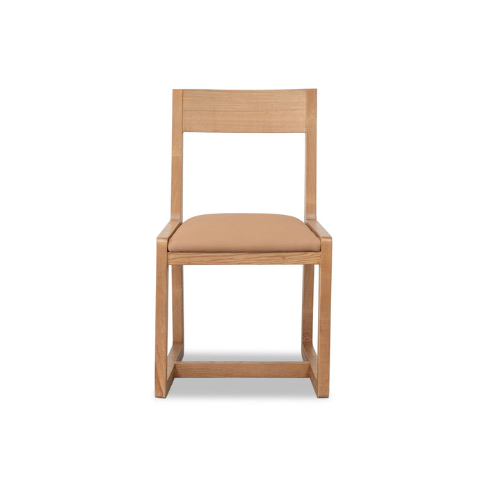Tanner Dining Chair - Flaxen/Cam Tan