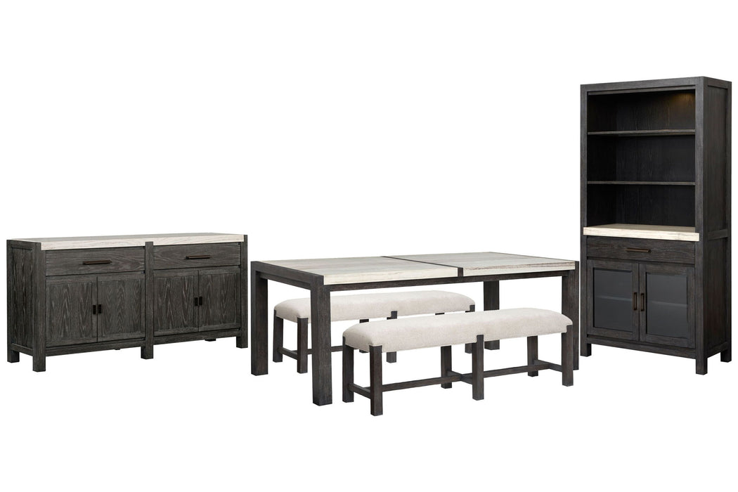 Plum Creek - 5 Piece Rectangular Dining Table Set