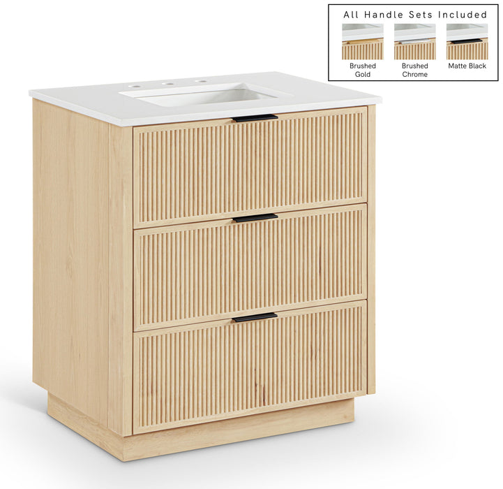 Willard - Engineered Stone And Solid Wood Bathroom Vanity