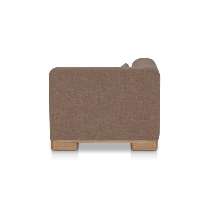 June - Corner Chair - Dark Brown