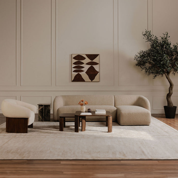 Otto - Accent Chair - Flecked Cream