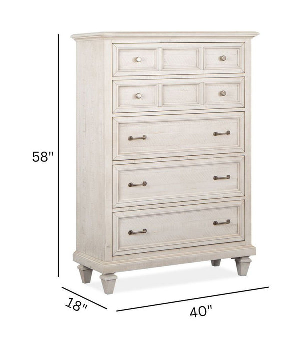 Newport - Drawer Chest - Alabaster