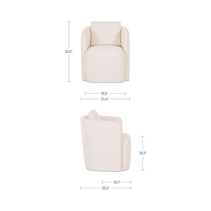 Cecil - Dining Chair - Warm White