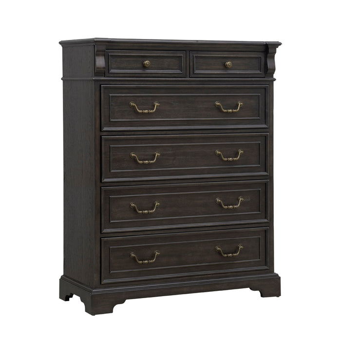 Hickory Creek - 6 Drawer Chest - Brown