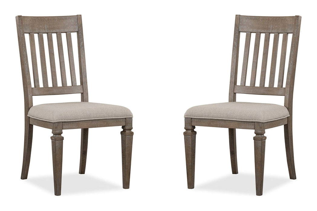 Lancaster - Dining Side Chair With Upholstered Seat (Set of 2) - Dovetail Gray