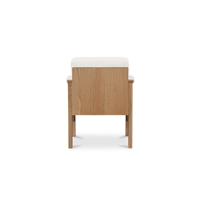 Bauer - Dining Chair - Cream / White / Light Brown