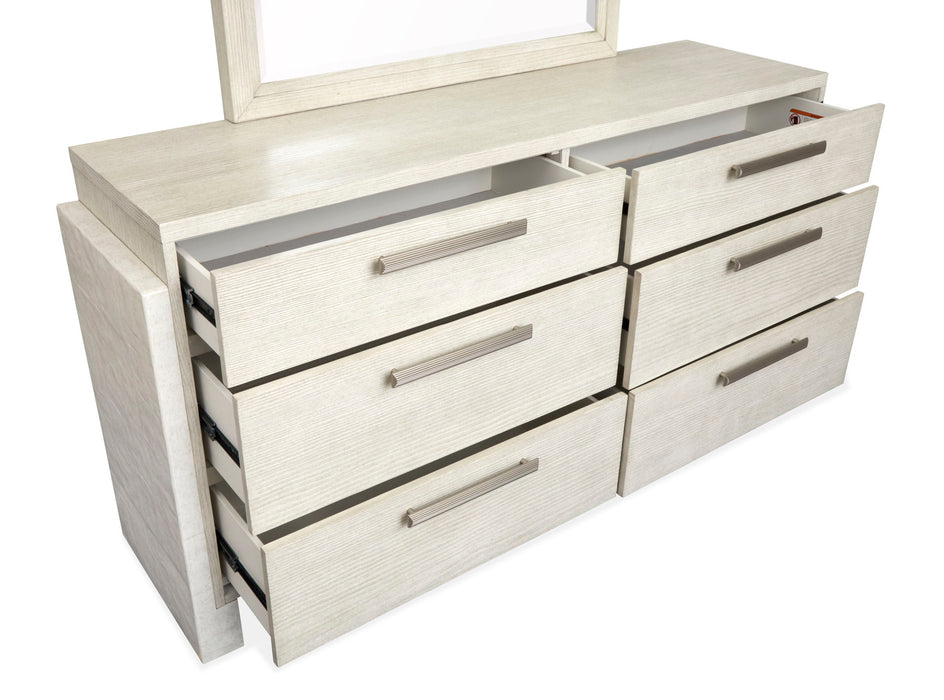 Lorelei - Double Drawer Dresser - Misty Cloud
