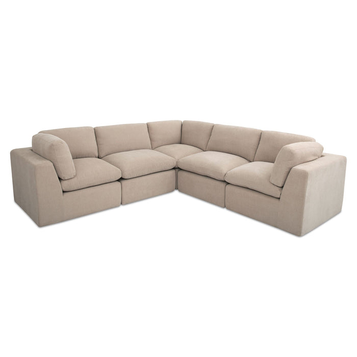 Cates - Classic L Modular Sectional - Pebble