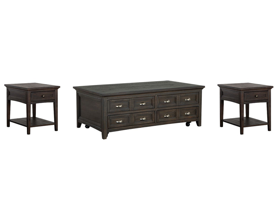 Westley Falls - Lift Top Storage Cocktail Table Set
