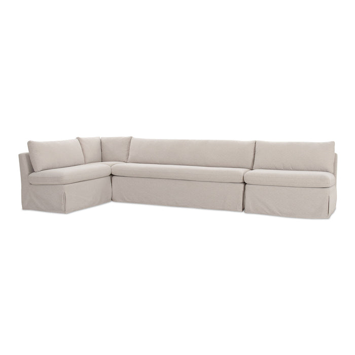Fable - Slipcover Dining Banquette L-Shape - Beige