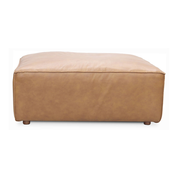 Form - Leather Ottoman - Sonoran Tan