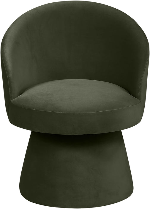 Selene - Upholstered Swivel Dining Chair