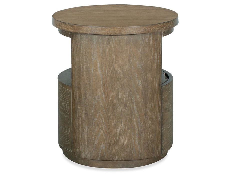 Bosley - Round End Table - Porpoise