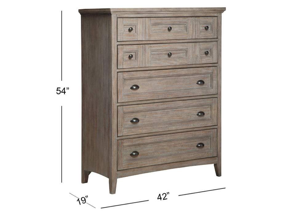 Paxton Place - Wood Drawer Chest - Dove Tail Gray