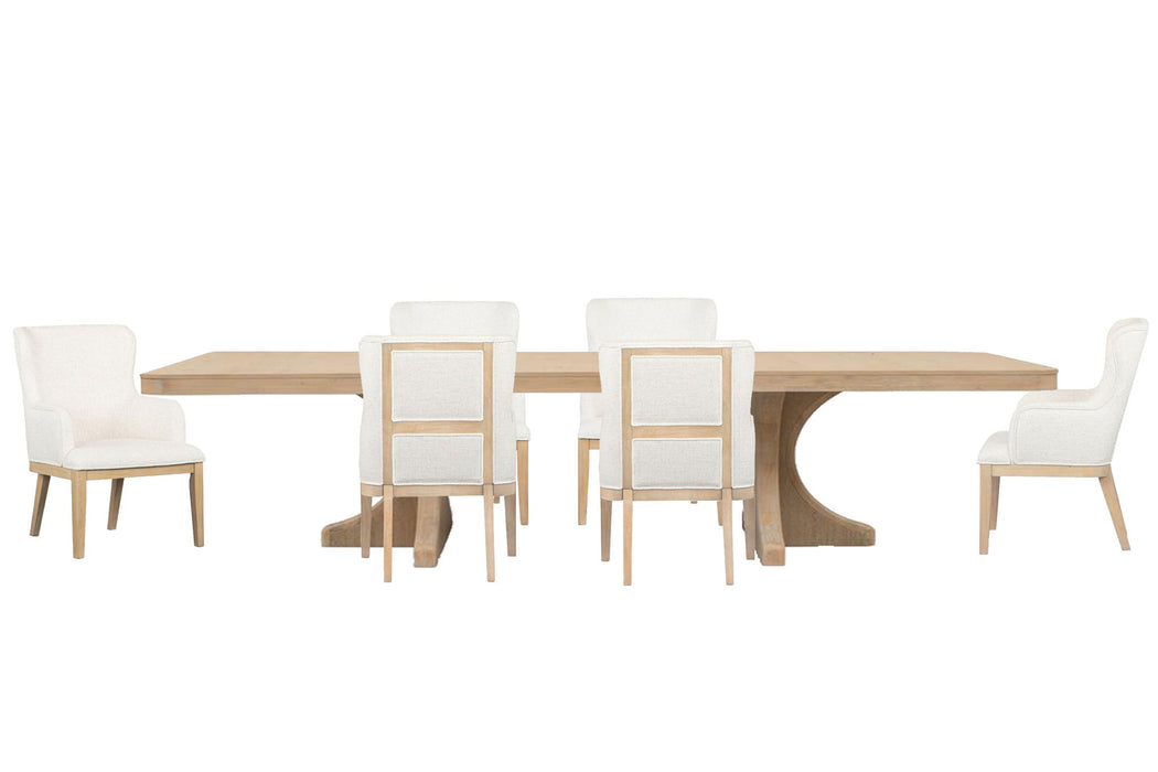Somerset - Extendable Trestle Dining Table Set