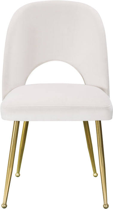 Logan - Dining Chair (Set of 2) - Gold Legs