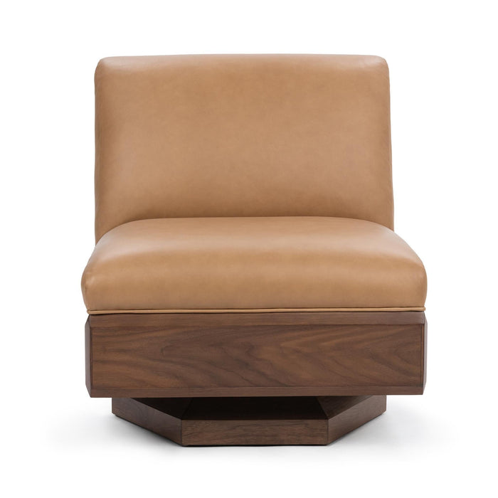 Myla - Swivel Accent Chair - Tan