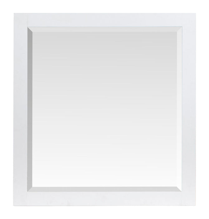 Windmill Harbour - Portrait Mirror - White Whisp And Sand