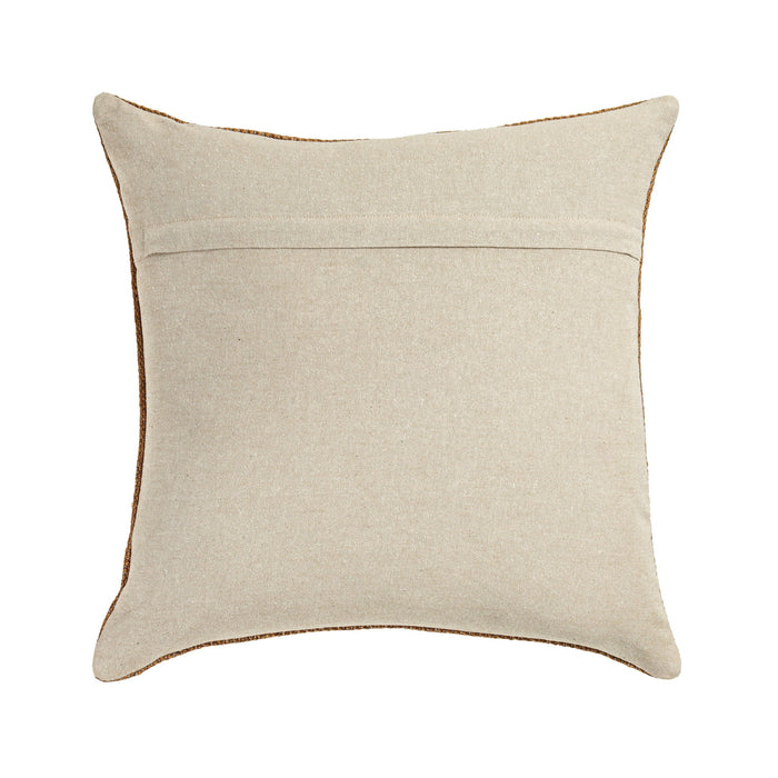 Terra - 20" Square Wool and Jute Kilim Throw Pillow - Mesa