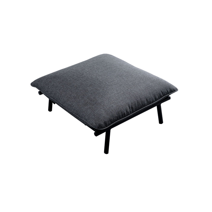 Morgan - Outdoor Ottoman - Charcoal