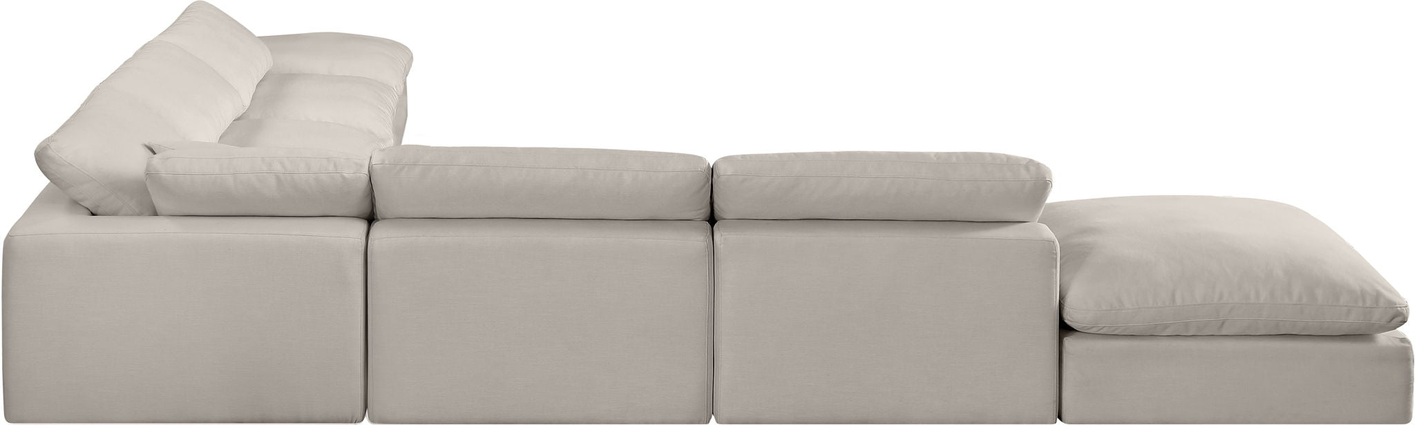 Comfy - 7 Piece Linen Modular Corner Sectional