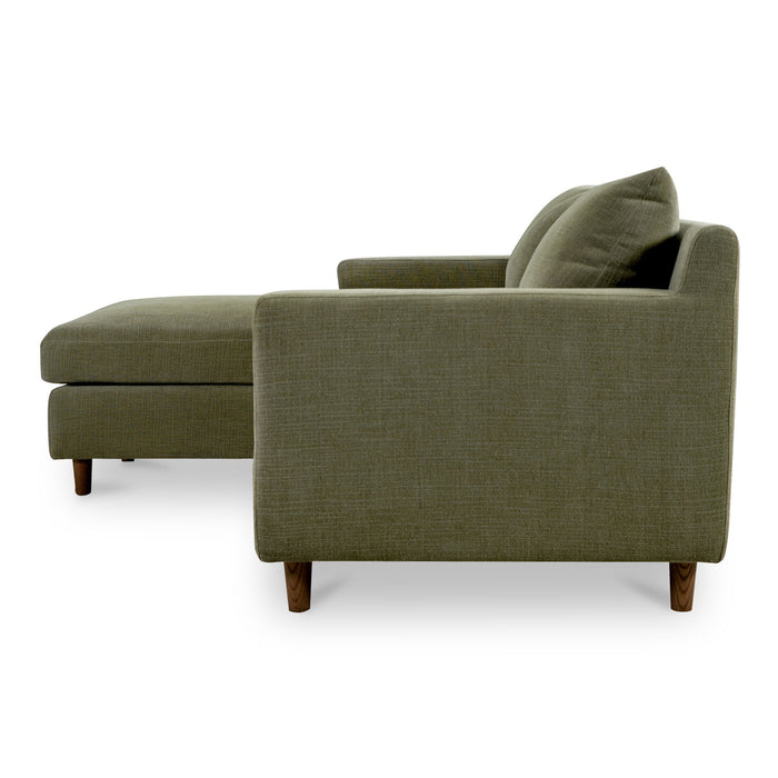Hutton - Left Sectional - Olive