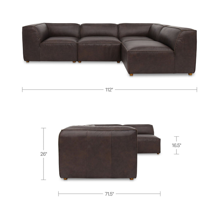 Form - Signature Modular Sectional - Espresso Brown