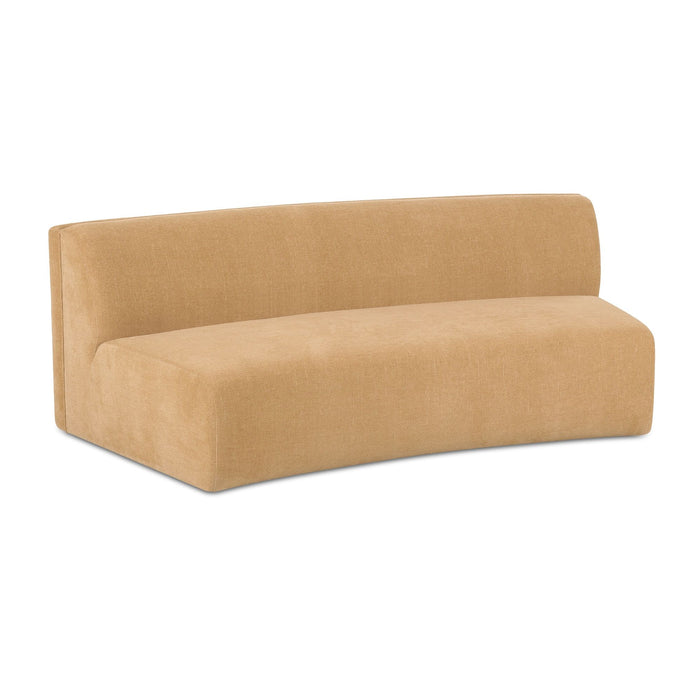 Naomi - Concave Sofa - Golden Yellow