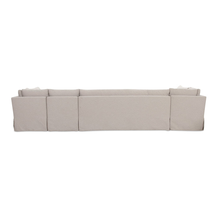 Fable - Slipcover Dining Banquette U-Shape - Beige