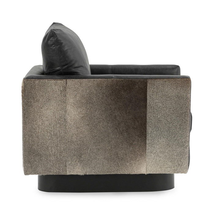 Lathe - Leather/Hide Accent Chair