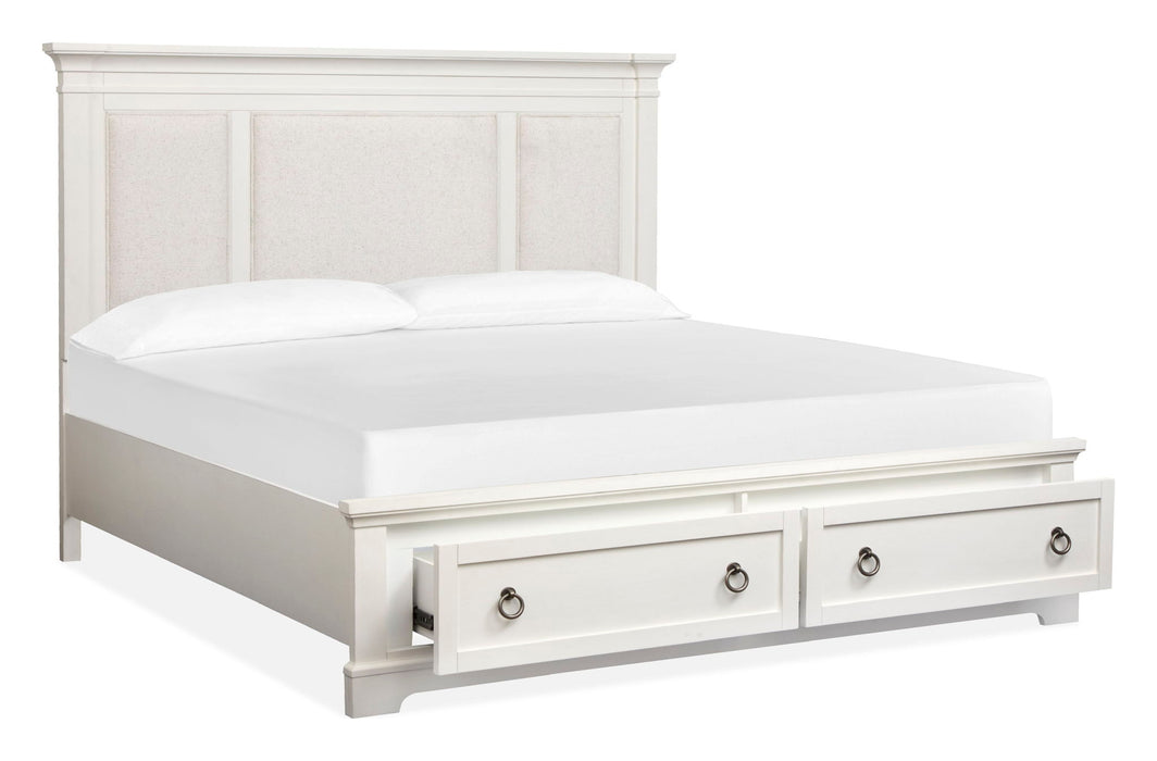 Kingston - Upholstered Panel Storage Bed